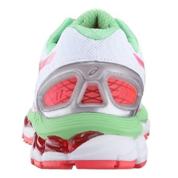 ASICS Mint Condition GEL Nimbus 17 White Coral Orange Pistachio Green T557N - Picture 6 of 12